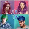 COLAYERIST Hair Color Wax for Girls, 4 PCS Temporary Hair Dye in Green, Blue, Pink, Purple, Washable Hair Chalk Kit for Kids & Adults, Great Gifts for 6-13 Year Old Girls Birthday