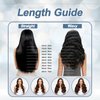 Tape in Hair Extensions Human Hair 100% Remy Hair 20pcs 50g/Pack Straight Seamless Invisible Skin Weft Extensions Easy to Apply and Style (#1B Natural Black, 12 Inch)