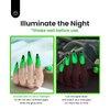 beetles Gel Polish 15Ml Glitter Green Glow in the Dark Nail Polish Green Spring Gel Polish Soak off Uv Led Nail Lamp Green Gel Nail Polish Nail Art Manicure Salon Diy