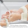 Casoty 6 Pcs Spa Headband Face Wash Headband and Wristband Set, Microfiber Wrist, Spa Headband and Wristband Set, Face Washing Wristbands, Hair Headband Face Wash Wristbands for Washing Face