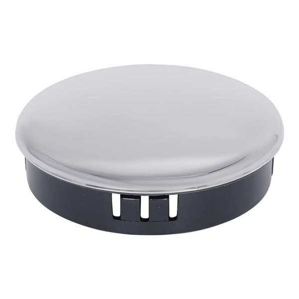 White Water 7406-SPC Boat Destroyer Steering Wheel Stainless Snap in Center Cap, Stainless