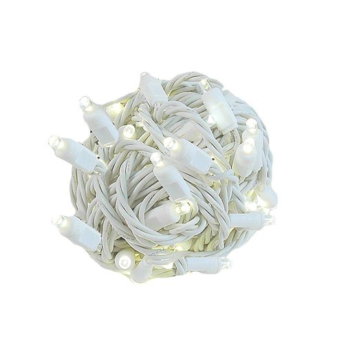 Novelty Lights 25FT 50 LED Decorative String Lights Outside Lights For Yard, Led Christmas Lights Outdoor String Lights For Outside (Warm White)