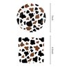 Brown Cow Print Birthday Party Supplies, Include 20 Brown Cow Print Plates and 20 Brown Cow Print Napkins, for Brown Cow Print Theme Birthday Party Decorations