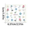 MAIOUSU STORE 12 Sheets Flower Water Transfer Nail Decals Fresh Nail Stickers with Assorted Patterns Blossom Flower Orchid Butterfly Dragonfly DIY Nail Art Watermark Nail Designs Manicure Stickers(12)