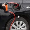 Katzco Liquid Transfer, Siphon Hand Pump - 2 Hoses, 50 x .5 Inches - for Gas, Oil, Air, Chemical Insecticides, and Other Fluids (Plastic, PVC)