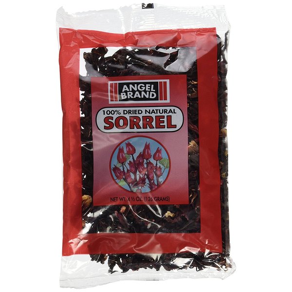 Angel Brand Dried Sorrel Hibiscus Flowers 4.5 oz Pouch Pack of 2 - Discover Rich Flavor & Aroma of Healthful Delights with Hibiscus Tea Loose Leaf - Enjoy Nutritious Beverages to Elevate Health