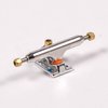 RACOFSB Fingerboard Trucks with Upgraded Urethane Bushings and Pivot Cup,34mm 32mm Width,Normal Kingpin (Silver, 32mm)