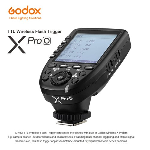 Godox Xpro-O TTL Wireless Flash Trigger 1/8000s HSS for Olympus Pen E-P5, E-PL5, E-PL6, E-PL7, E-PL8, Pen-F Digital Camera