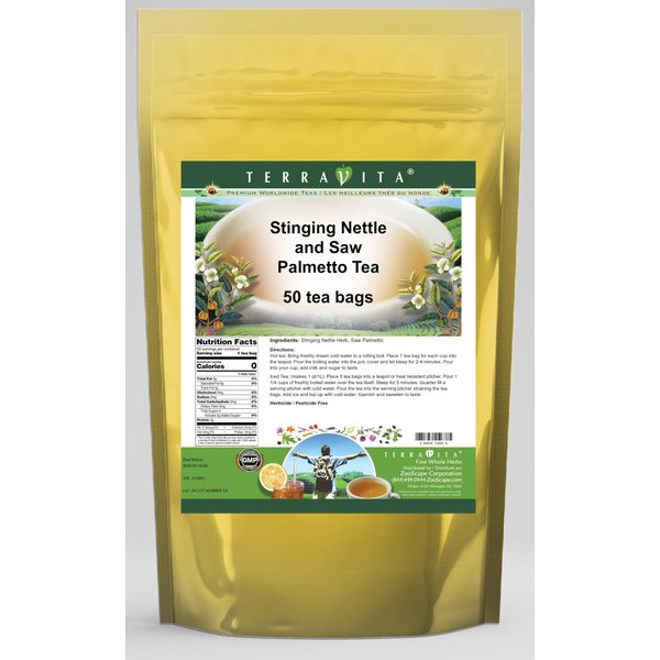 Stinging Nettle and Saw Palmetto Tea (50 tea bags, ZIN: 513893)