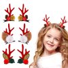 3 Pairs Christmas Hair Clip，Christmas Hair Accessories for Girls Cutie Festive Hair Clips Hairpins Hair Bow Classic Christmas Element for Christmas Party