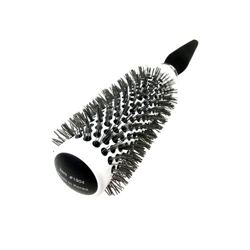 iBeauty Ceramic Hair Brush (Curling) - 33mm Ionic Tourmaline for Blow Drying #1904 -Assembled in USA
