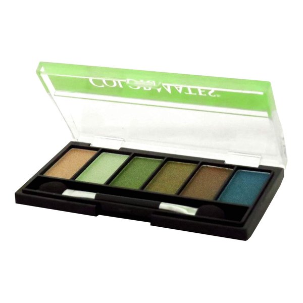 COLORMATES Mineral Eyeshadow 6 Shades Palette (Green Rainforest)