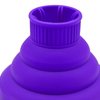 Hair Dryer Attachment Blow Dryer Hair Dryer Diffuser Silicone Collapsible Folding Volumizing Diffuser for Home Travel (Purple)
