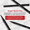 NOON'S UP Waterproof Liquid Eyeliner Pen - Waterproof Eyeliner, Black Eyeliner, Chic-Black, Quick Dry, Fineliner Multiliner, Ultra-Slim & Bold Brush - 0.081oz