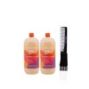 kuss Inebrya Color Perfect Shampoo (33.81 oz) with Teasing Comb Pack of 2