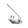 Guyker Tune-O-Matic Style Electric Guitar Bridge Stop Bar Tailpiece Tremolo Compatible with LP SG Guitars TM85, Chrome