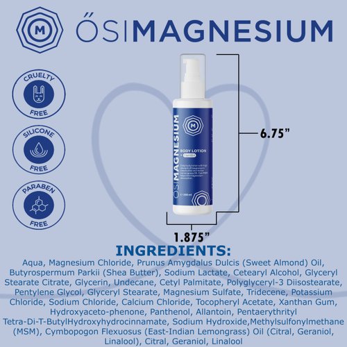 ŐSIMAGNESIUM Body Lotion + OptiMSM- 6.76oz