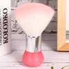 Uxsiya Broken Hair Brush Neck Duster Brush Soft Barber Broken Hair Sweep Brush for Salon Barber Shop(pink)