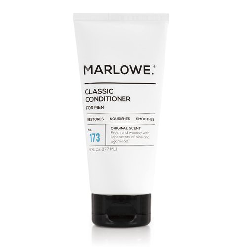 MARLOWE. No.173 Classic Mens Conditioner, Restores, Nourishes and Smooths Hair with Moisturizing Argan & Coconut Oil, Original Fresh & Woodsy Scent, All Hair Types, Paraben & Phthalate Free, 6 Fl Oz