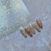 4Sheets 5D Gold Nail Art Stickers Totems Moon Star Butterfly Delicate Spring Nail Art Decal Supplies for Women Girls Salon DIY Acrylic Nails Design (Gold Totems)