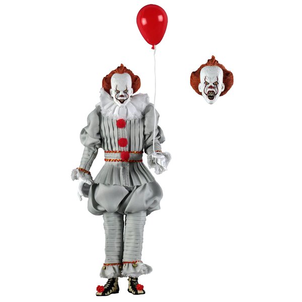 NECA 2017 IT: Pennywise - 8" Clothed Scale Action Figure