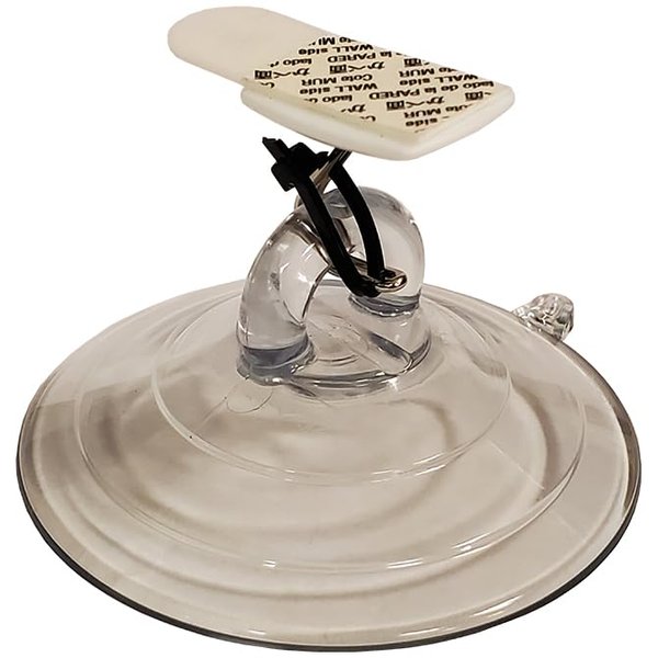 Reusable Suction Cup Kit for Vinyl Bows - Effortless Attachment and Detachment - Includes 2 Extra Adhesive Strips - Secure Hold on Any Surface - Ideal for Car Decorations and Displays - Pack of 1