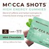 SGC Seattle Gummy Company Caffeine Energy Gummies 12-Pack, Mint Chocolate Mocca Energy Chews, Nootropic, Vegan, Plant-Based, Gluten Free, 200mg Caffeine