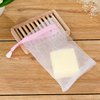 yueton 20PCS Soap Bag Mesh Foaming Net Soap Sack Bags Facial Bubble Net Facial Cleanser Foam Net Bag Double Layer Soap Bag Shampoo Foaming Net Bag with Drawstring for Body Bath and Shower
