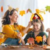 Cagemoga 6 Pack Thanksgiving Headband Turkey Headband Turkey Drumstick Headband Set for Thanksgiving Party Favors Accessories