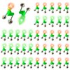 HLOGREE LED Night Fishing Rod Bait Alarm Bell 40pcs with Dual Ring Bells Fishing Indicator Fish Bait Alarm Fishing Accessories Bait Alarm Bell Rod Clip Tip for Fishing(20 Red Lights, 20 Green Lights)