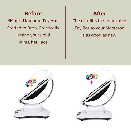 ARSUNOVO Mobile Connector Replacement, Toy Pole Conversion Attachment for 4moms Mamaroo's Model 1037 Toy Stand