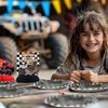 Monster Truck Party Decorations - Honeycomb Centerpieces for Kids' Monster Truck Birthday and Baby Shower Table Decor