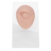 Soft Silicone Flexible Model Body Part, Silicone Nose Tongue Mouth Eye Navel Ear Model Fake Ear with 2 Base for Piercing Practice Acupuncture and Jewelry Display Teaching Tool (Medium Fleshcolor)