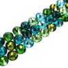 144 pcs (1 Gross) Swarovski 2058 Xilion Rose Crystal Flat Backs No-Hotfix Rhinestones Nail Art Green & Teal Colors Mix ss7 (2.2mm) Round Tiny from Mychobos (Crystal-Wholesale)