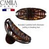 Camila Paris NV110 French Hair Clip for Women Thick Hair for Long Curly Wavy Hair, Gold, Girls Hair Claw Clips Fashion Styling Hair Accessories for Women, Strong Hold No Slip Grip, Made in France