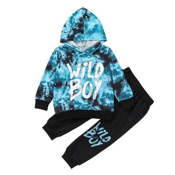 Adokioths Toddler Baby Boy Outfit Long Sleeve Hoodie Sweatshirt Top Jogger Pants Set Fall Winter Sweatsuit Clothing Set