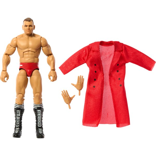 Mattel WWE Elite Collection Top Picks Action Figure & Accessories Set, Gunther 6-inch Collectible with Articulation & Interchangeable Parts