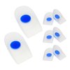 Kids Heel Cups for Heel Pain - Gel Heel Cushions for Heel Pain Relief | Gel Heel Pads Plantar Fasciitis Inserts For Achilles Tendonitis, Heel Spurs, Severs Disease Heel Cup Kids 2-5 Womens Shoes 4-7US