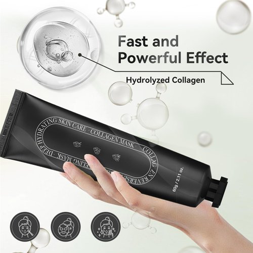 Generic Collagen peel off mask, Collagen Volume Peel - Korean Collagen Face Mask, Hydrolyzed Collagen, Korean Skin Care, collagen mask(2.11 oz / 60ml)