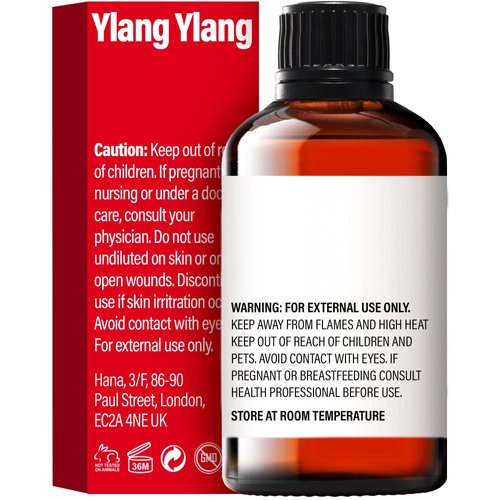 H'ana Ylang-Ylang Essential Oil for Diffuser- 100% Pure and Natural Therapeutic Grade Ylang Ylang Essential Oil for Skin - Ylang Ylang Oil for Hair Growth & Aromatherapy (1.02 fl oz)