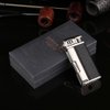 Genuine Leather Tobacco Pipe Lighter & Czech Tool Tamper - All in One -Refillable Butane