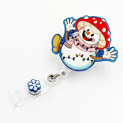 Christmas Badge Reel Retractable ID Clip You Serious Clark Funny Acrylic Christmas Badge Holder Alligator Clip Holiday Nurse Teacher Student Office Staff Name Tag Decor