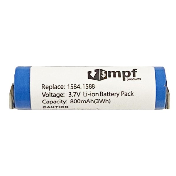 MPF Products 800mAh 1584-7100 Battery Replacement Compatible with Moser Li+Pro Mini 1584 (1584-7251), Moser Li+Pro Mini 2 1588 (1588-0050) Professional Cordless Hair Trimmer