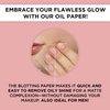 ARTDECO Oil Control Paper - Oil-Absorbing Blotting Paper - Gives Your Complexion a Matte Finish - Refill Pack with 100 Sheets - For Makeup - For Oily Skin - Easy Take Out Design - Face Wash - 100pcs