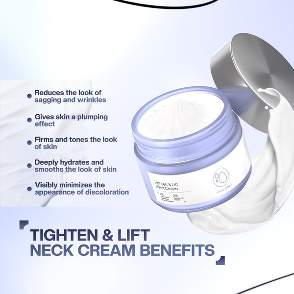 SADOWAY Neck Creams for Tightening and Firming: Neck Firming Cream Hydrating Face Cream Gentle and Effective for Both Men Women