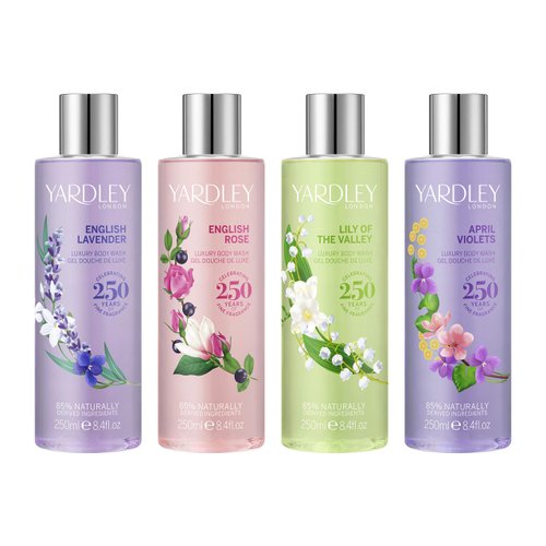 Yardley of London Luxury Body Wash for Women, Lily of the Valley, 250 ml
