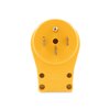 Camco Power Grip Camper/RV Replacement Plug | Attach 50 Amp Plug to Existing RV Extension Cord | Features 50 Amp RV Plug (NEMA 14-50P) & Ergonomic Designed Handle | Rated for 125-250V/12,500W (55255)