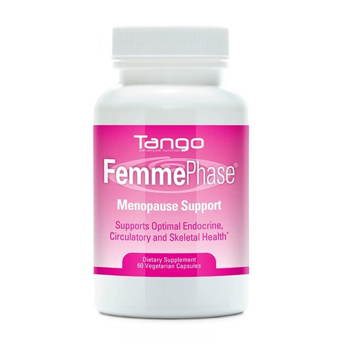 FemmePhase Advanced Menopause Support Formula: All-Natural Herbal Supplement for Hot Flashes, Cramps, Fatigue, Night Sweats, and Mood Changes (60 Vegetarian Capsules)