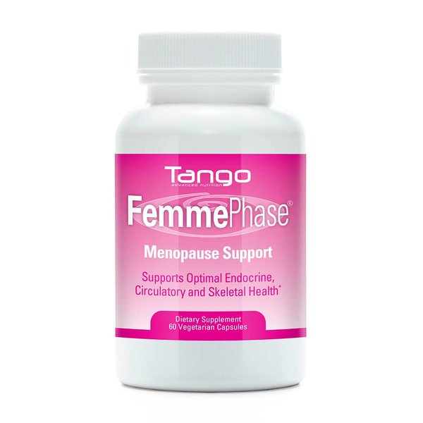 FemmePhase Advanced Menopause Support Formula: All-Natural Herbal Supplement for Hot Flashes, Cramps, Fatigue, Night Sweats, and Mood Changes (60 Vegetarian Capsules)