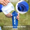 Azarxis Soft Flask Collapsible TPU Running Water Bottles Handheld BPA-Free 250ml 350ml 500ml 600ml for Hydration Vest Pack Trail Hiking Cycling Climbing (250ml / 8.45oz - 2 Pack)